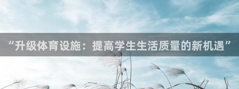 凯捷体育平台注册：“升级体育设施：提高学生生活质量的
