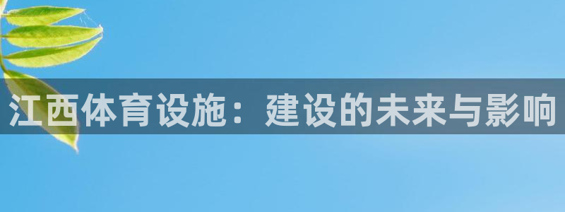 凯捷体育招商：江西体育设施：建设的未来与影响