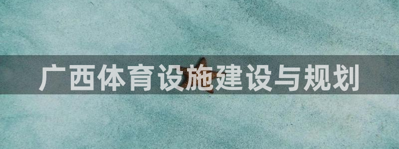 凯捷体育平台APP：广西体育设施建设与规划 