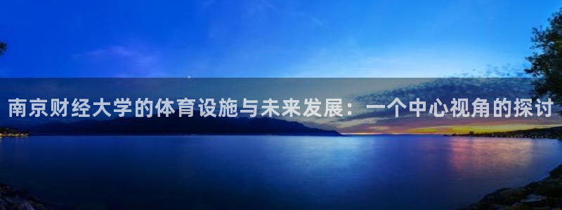 凯捷体育五金厂：南京财经大学的体育设施与未来发展：一个中心视