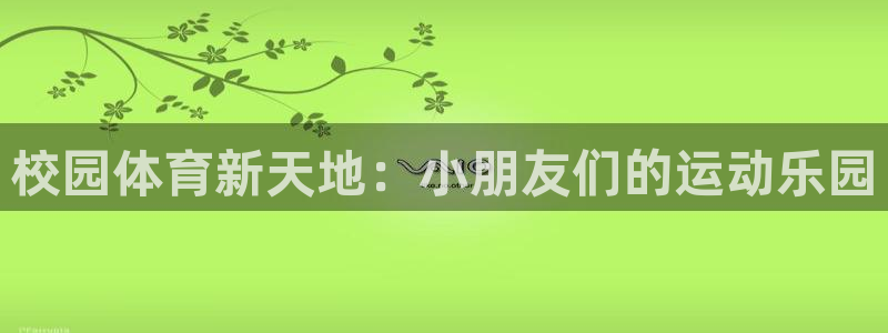 凯捷体育平台：校园体育新天地：小朋友们的运动乐园