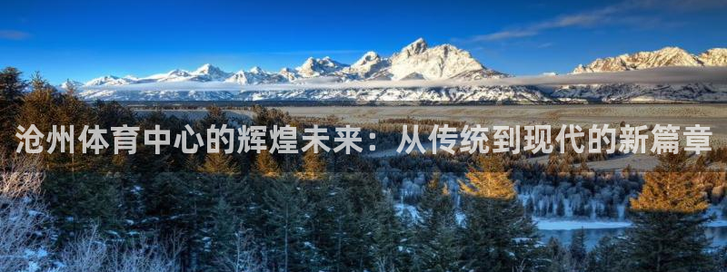 凯捷体育注册：沧州体育中心的辉煌未来：从传统到现代的