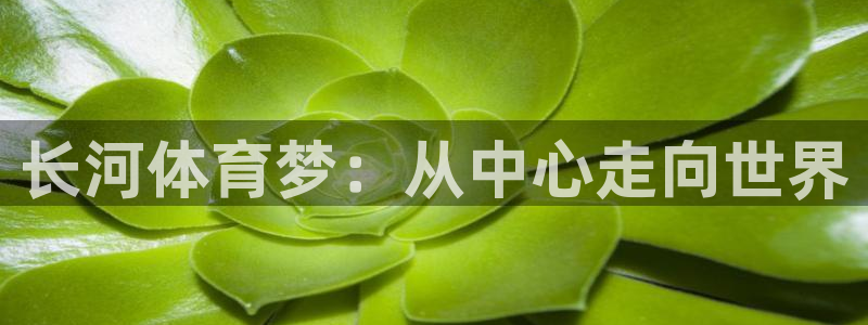 凯捷体育招商：长河体育梦：从中心走向世界